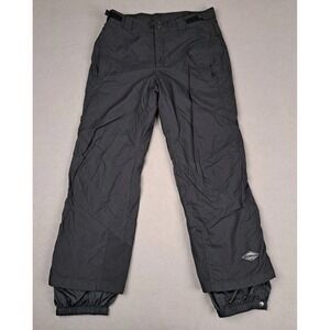Columbia Snow Pants Men's Large Black Omni-Tech Waterproof Breathable Adjustable